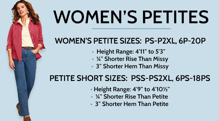 Women's Petite Clothing - Dresses, Pants, Tops & More