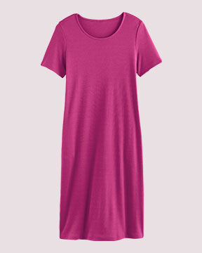 dress in redish hue