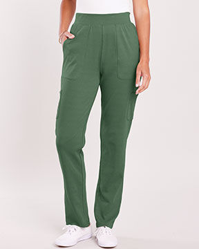Bottom-half of model wearing tan PANTS