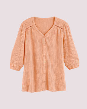 GAUZE TOP IN LAYDOWN 