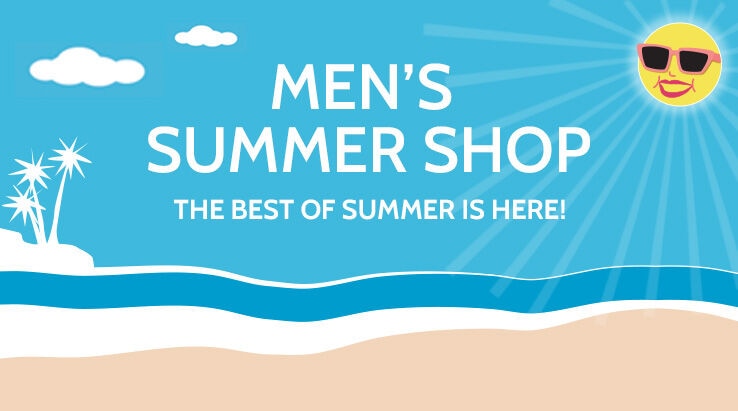 men's summer shop the best of summer is here!
