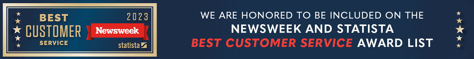 best customer service newsweek 2023 statista we are honored to be included on the newsweek and statista best customer service award list