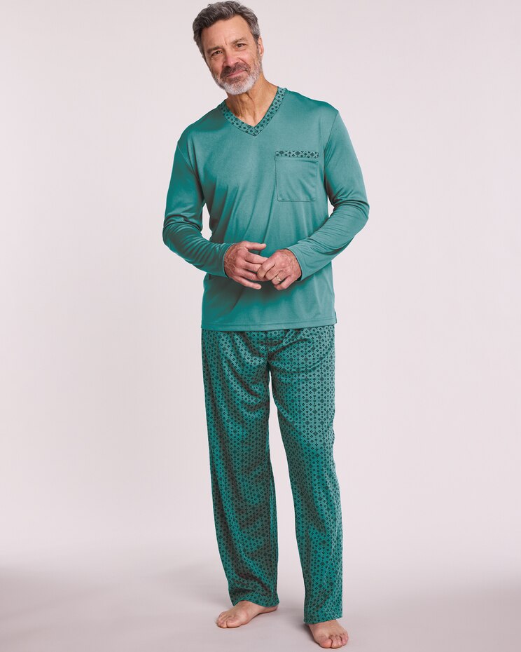 John Blair Micropoly Sleep Pants Set image number 1