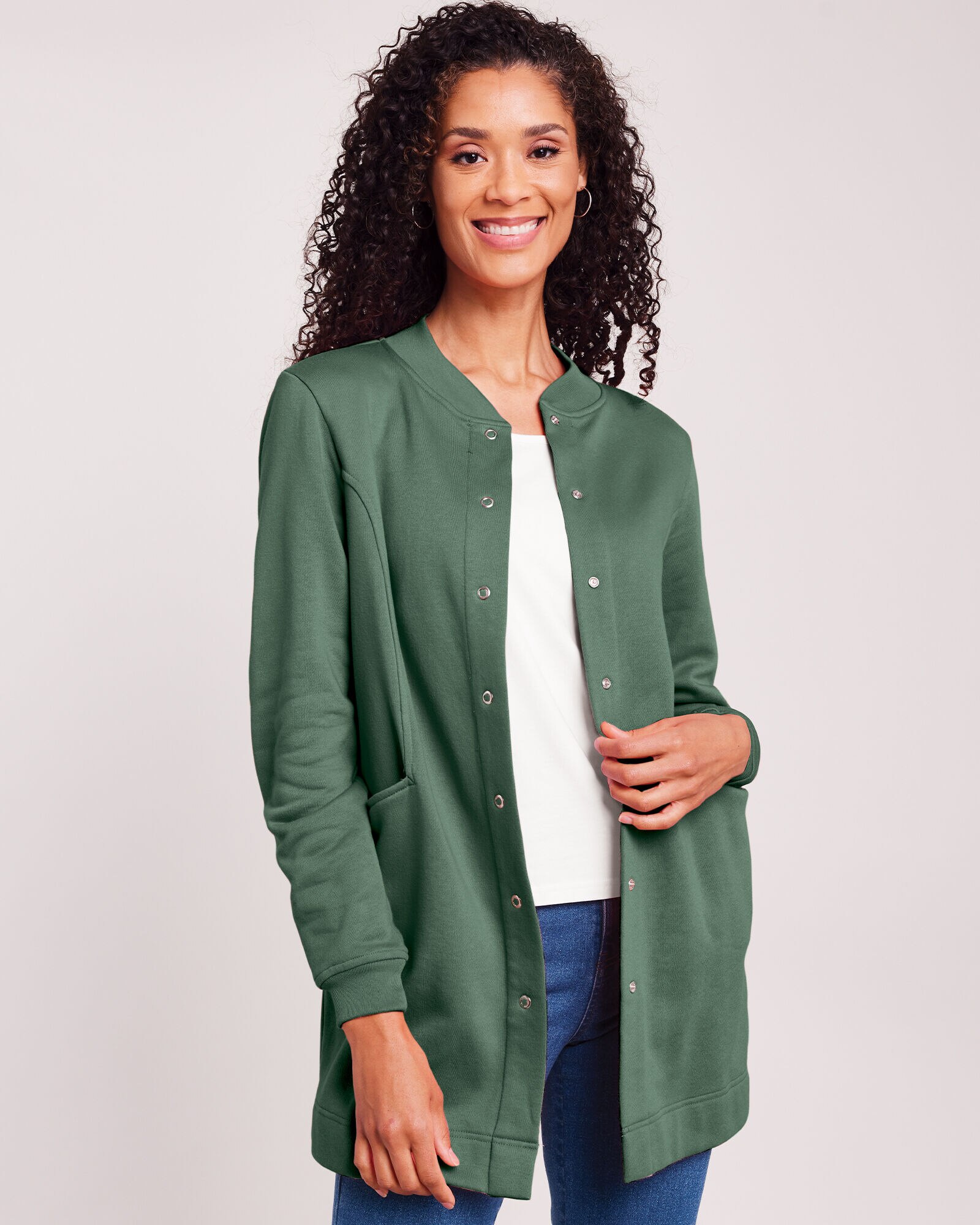 Long Snap Front Jacket Blair