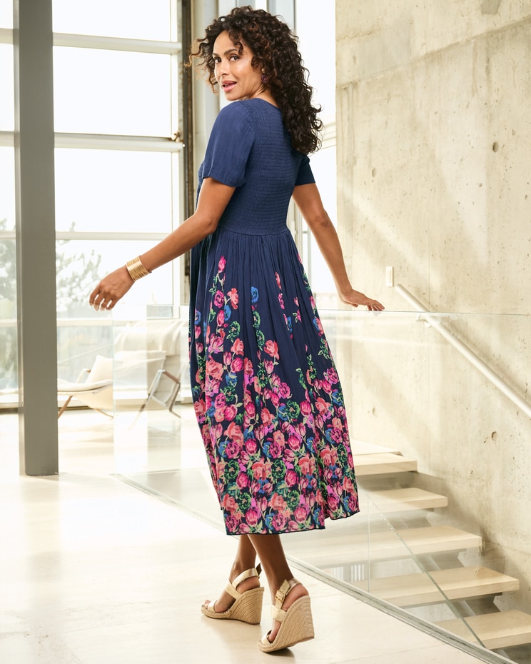 Border Blossom Smocked Dress image number 2