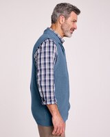 John Blair® Shaker Stitch Zip-Front Vest thumbnail number 2