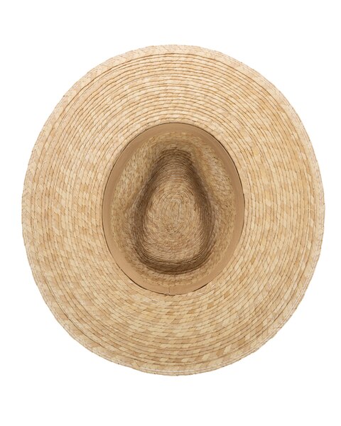 Seashore- Womens Buri Straw Stiff Brim Fedora