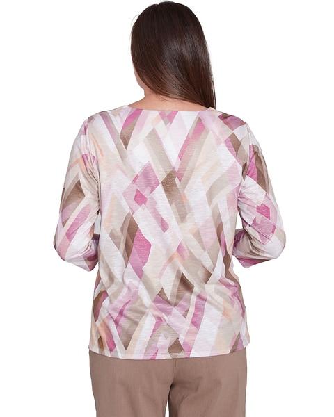 Alfred Dunner® Telluride Classic Geometric Print Tee