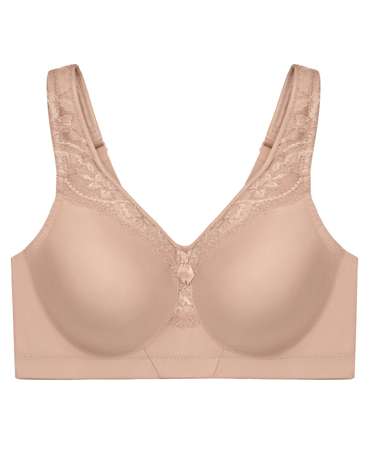 Glamorise Full Figure Plus Size MagicLift Seamless Everyday Bra Wirefree image number 1