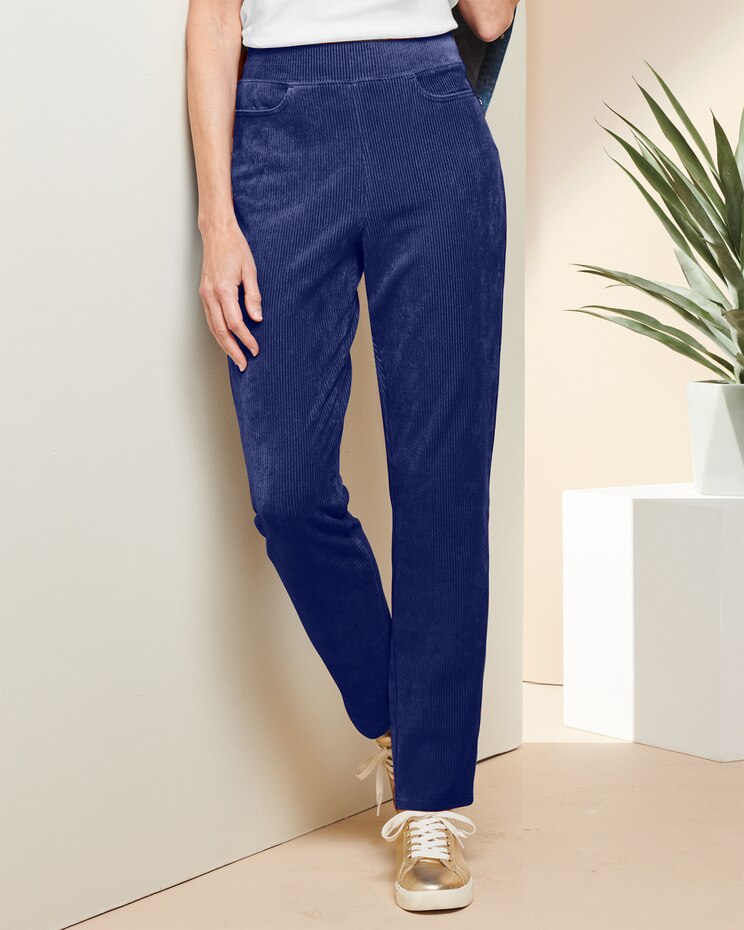 Knit Cord Pants image number 1