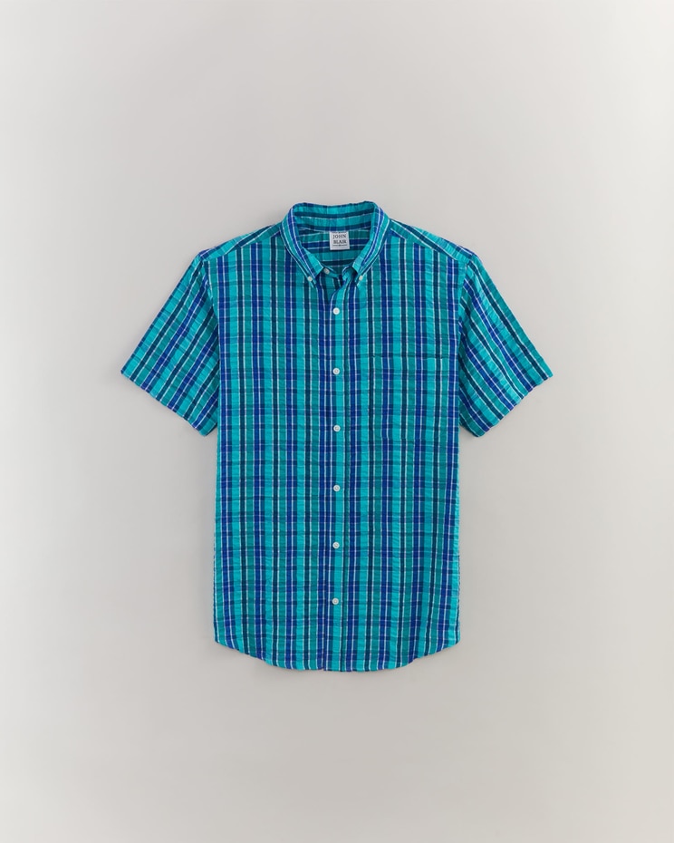 John Blair Seersucker Shirt image number 1
