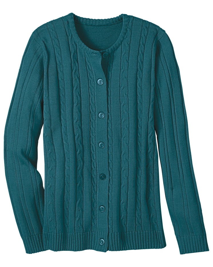 Haband Women’s Classic Cable Cardigan image number 1