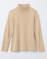 Metallic Mock Neck Sweater thumbnail number 3