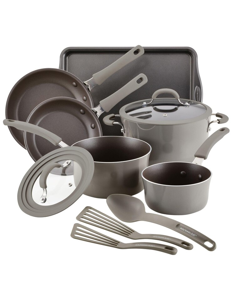 Rachael Ray - Cook + Create 11pc Nonstick Cookware Set image number 1