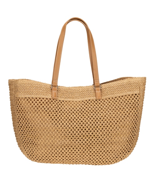 Marni - Women's Oversized Paper Crochet Weekender Tote