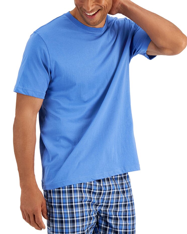 Hanes Woven Pant with Knit SS Top image number 6