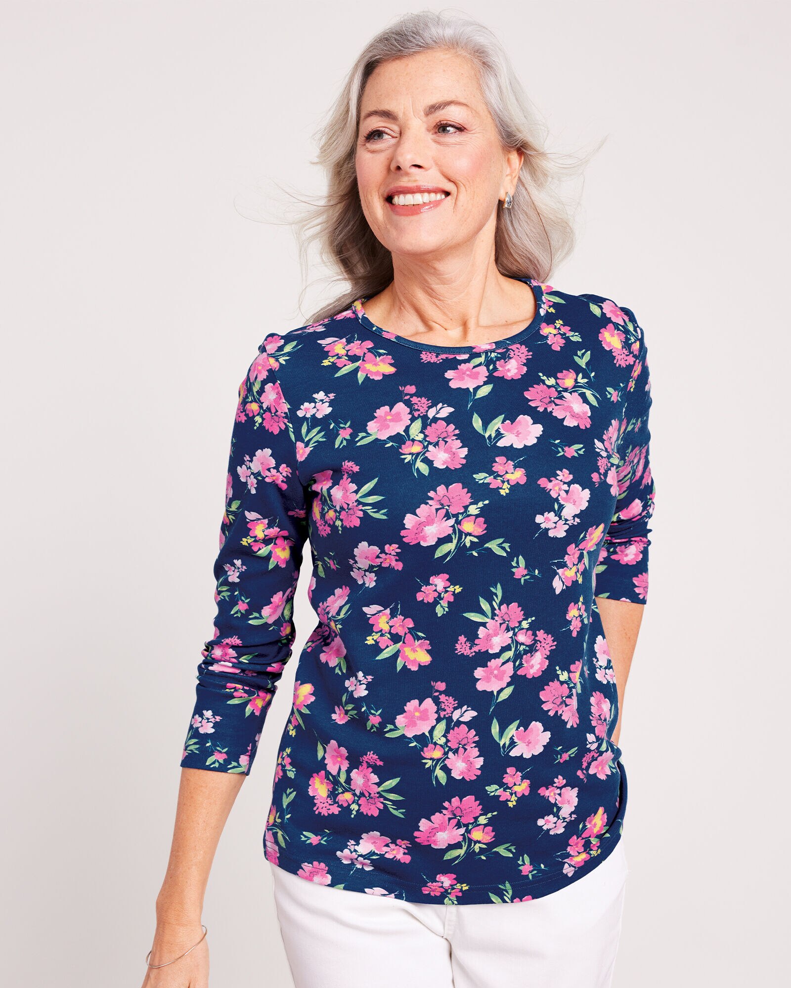 Women's long sale sleeve knit tops
