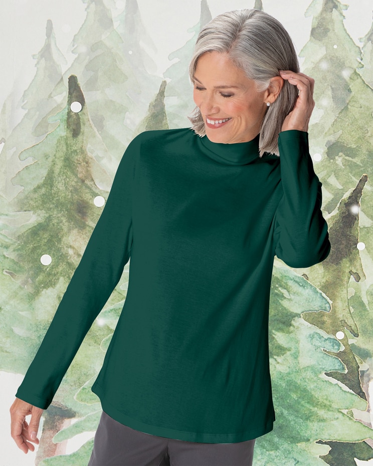Coastal Cotton Mockneck image number 1