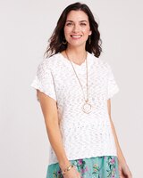 Textured Dolman Sleeve Sweater thumbnail number 1