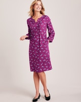 Pleated Challis Dress thumbnail number 1