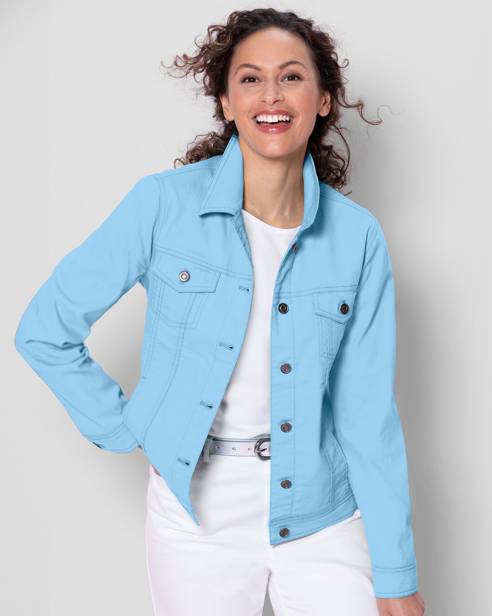 DreamFlex Colored Jean Jacket Blair