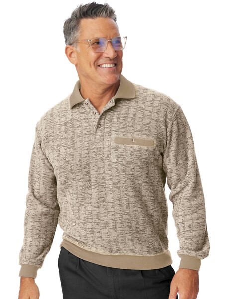 John Blair Bouclé Fleece Shirt