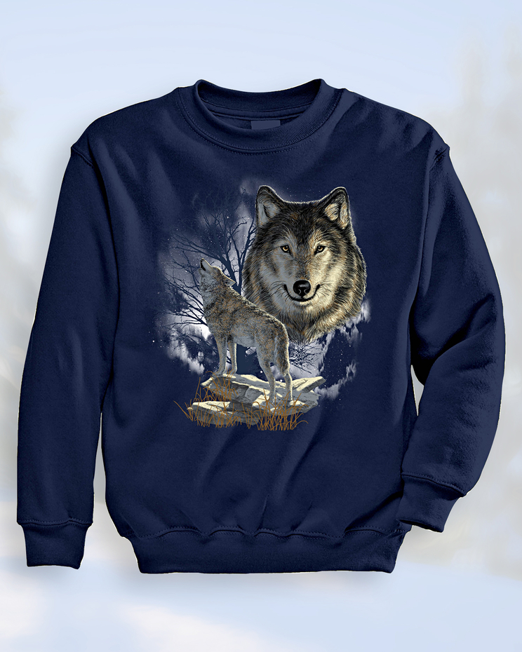 Signature Graphic Sweatshirt - Wolf Call image number 1