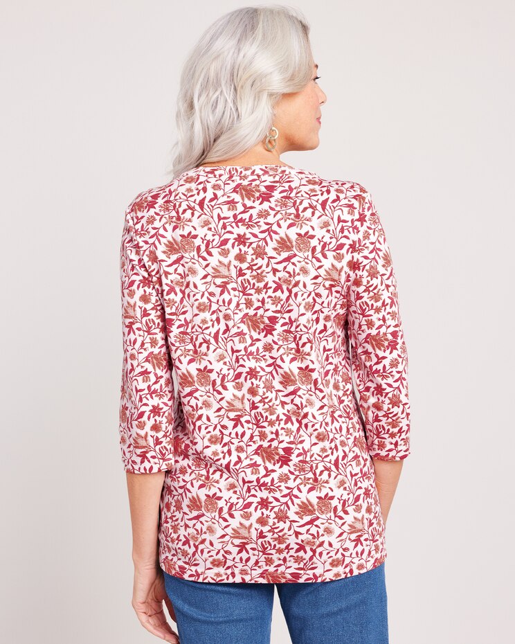 Essential Knit Layered Look Top image number 4