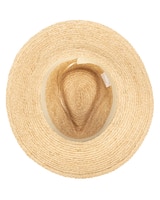 Sun Bather- Raffia Braid Fedora With Mixed Band Hat thumbnail number 6