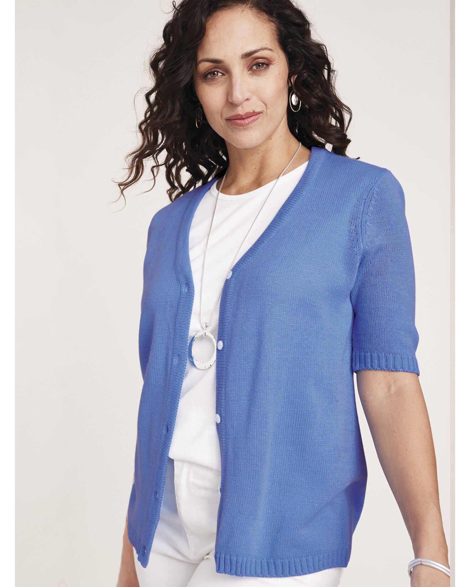 Elbow sleeve cardigan plus size discount