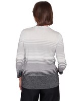 Alfred Dunner® Classics Ombre Two in One Striped Top thumbnail number 5