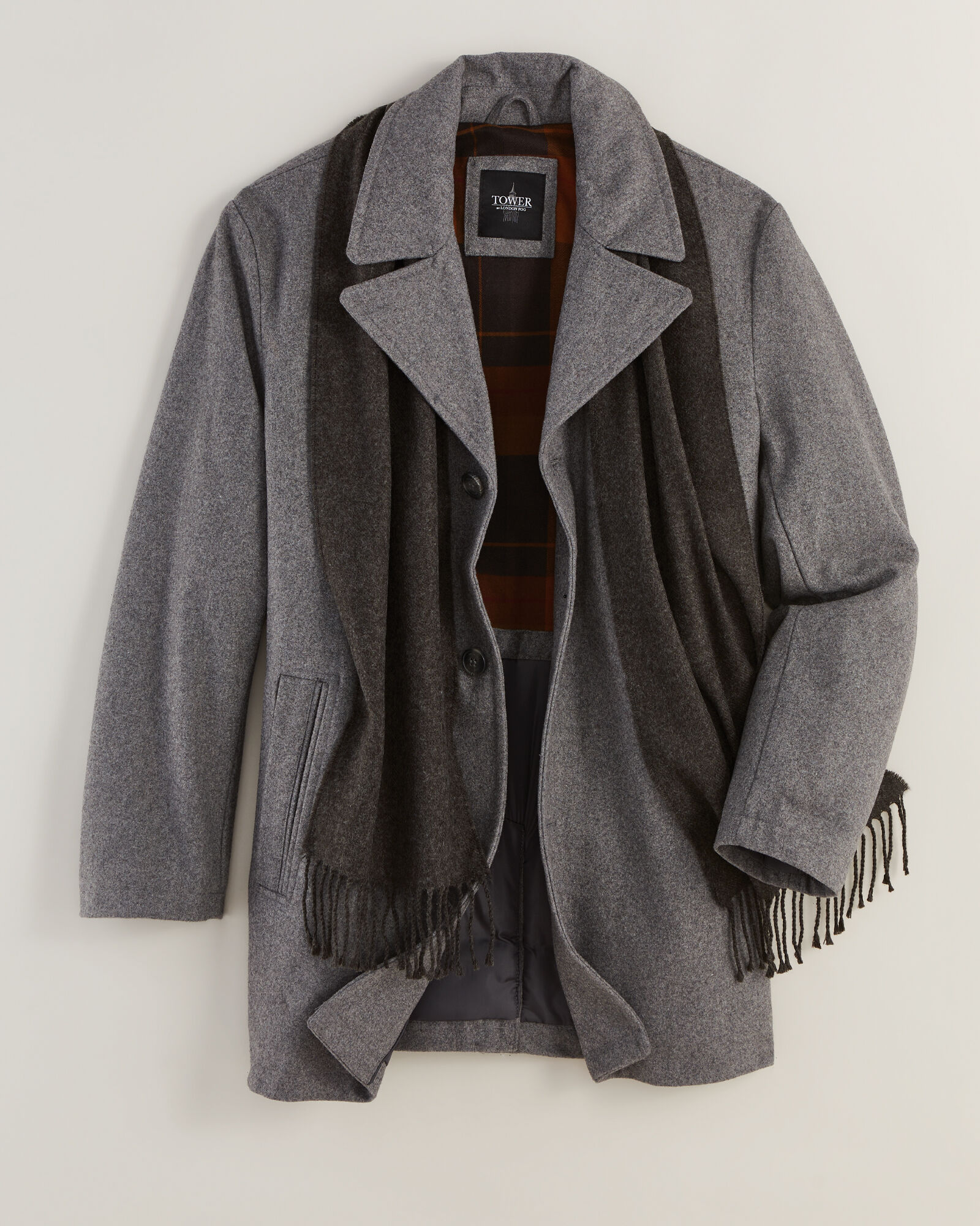London fog clearance wool blend coat