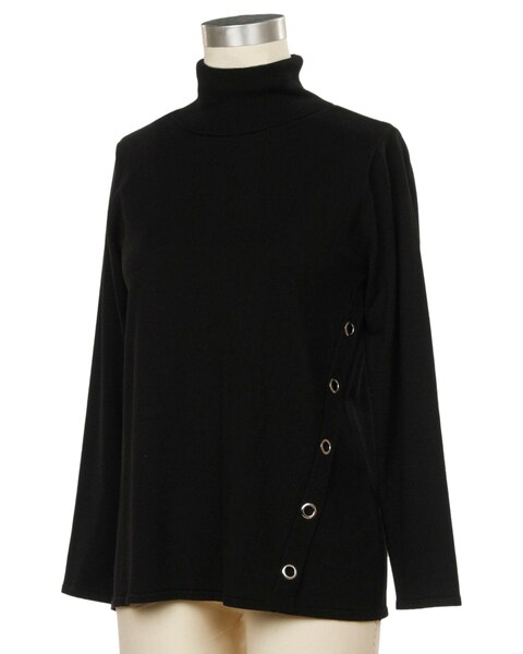 N Touch World Of Good Long Sleeve Grommet Sweater