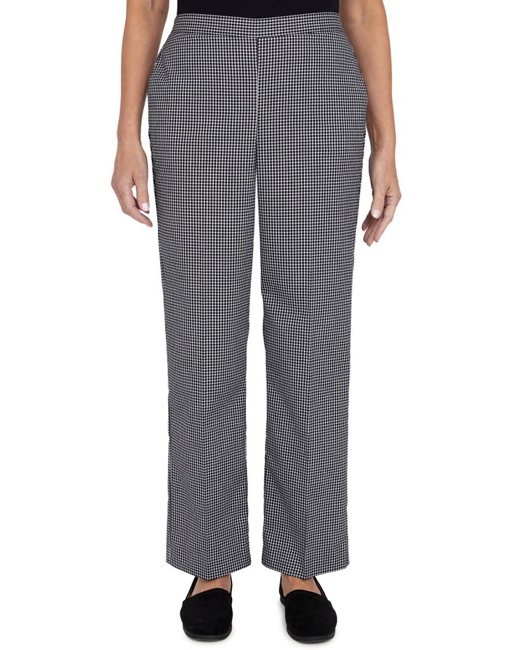 Alfred Dunner® Checking In Gingham Medium Pant image number 1