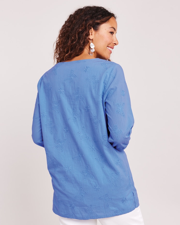 Novelty Eyelet Tunic image number 3
