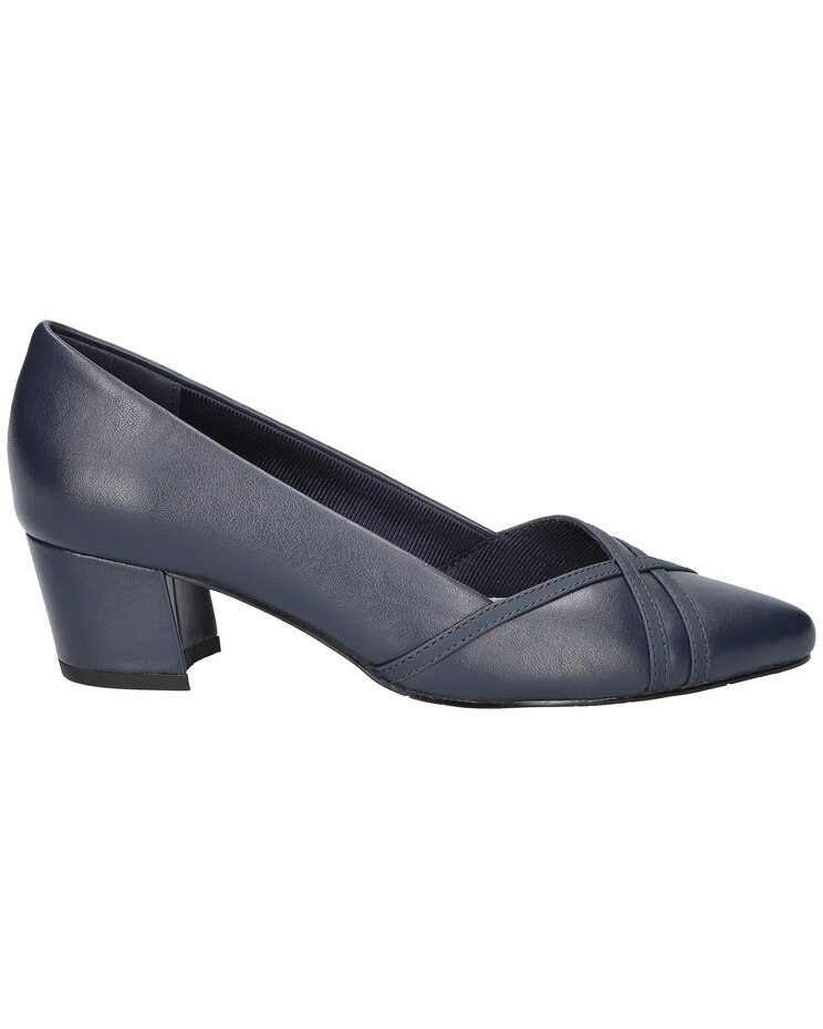 Easy Street® Lotus Block Heel Pumps image number 3