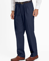 JohnBlairFlex Adjust-A-Band Relaxed-Fit Pleated Chinos thumbnail number 1