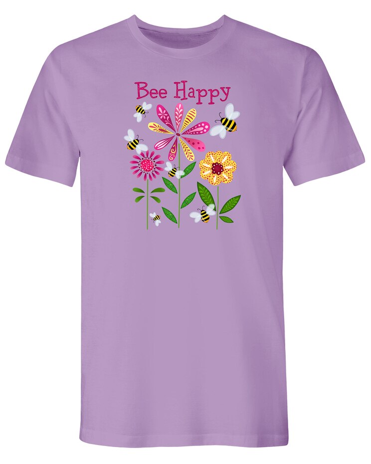 Bee Happy Graphic Tee image number 1