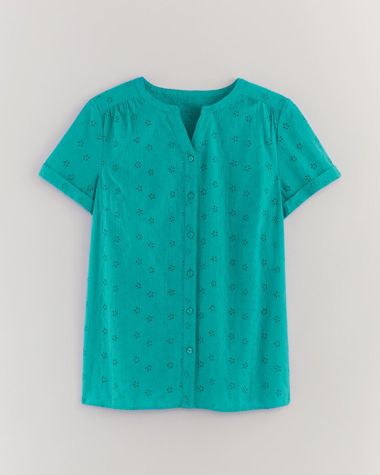 Eyelet Camp Shirt image number 1