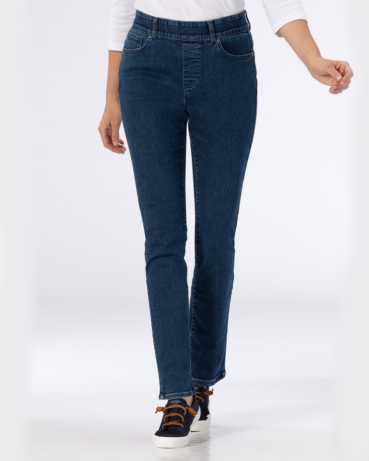 EverStretch 5-Pocket Pull-On Jeans image number 6