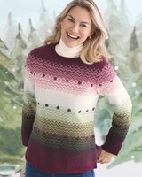 Limited-Edition Ombre Jacquard Sweater thumbnail number 1