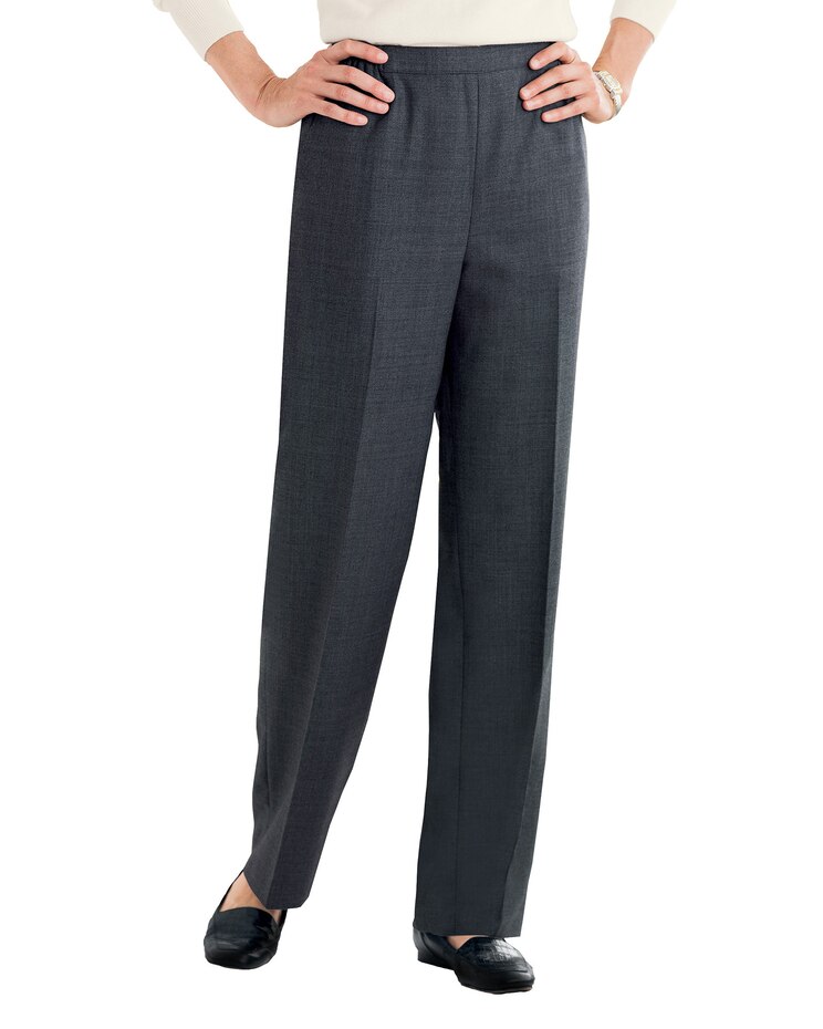 Washable Gabardine Pull-On Pants image number 1
