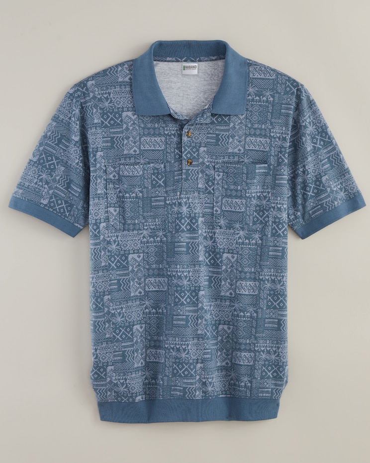 Haband Men’s Banded Bottom Perfect Polo image number 4