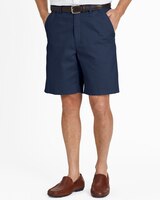 JohnBlairFlex Adjust-A-Band Relaxed-Fit Plain-Front Shorts thumbnail number 1