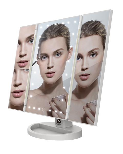 Tri-Fold Vanity LED Mirror