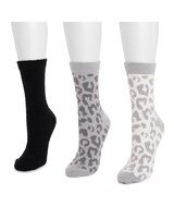 MUK LUKS® Women's 3 Pack Cozy Compression Crew Socks thumbnail number 3