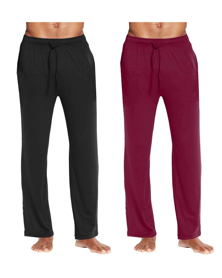 Galaxy By Harvic Classic Lounge Pants- 2 Pack image number 1