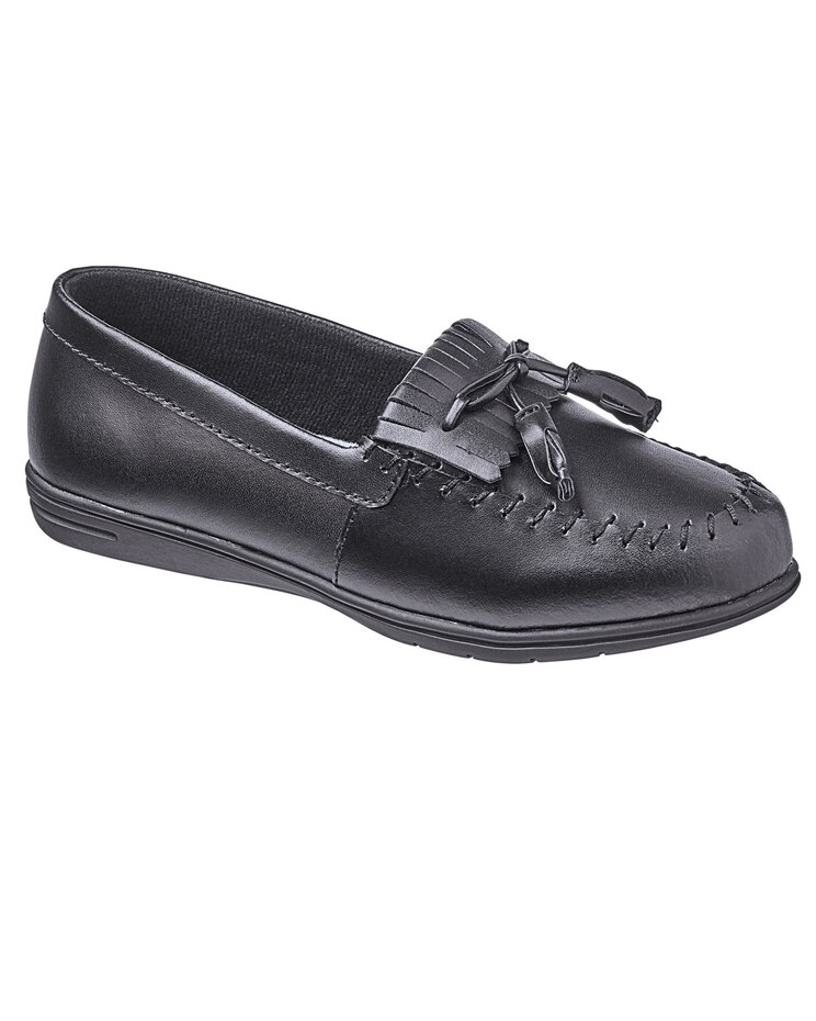 Dr. Max™ Leather Kiltie Tassel Loafers image number 1