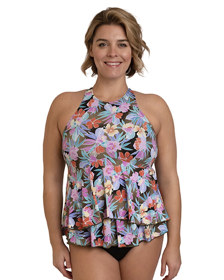 Fit 4 U Topaz High Neck 2 Tier Top image number 1