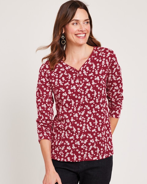 Sweetheart Pointelle Top